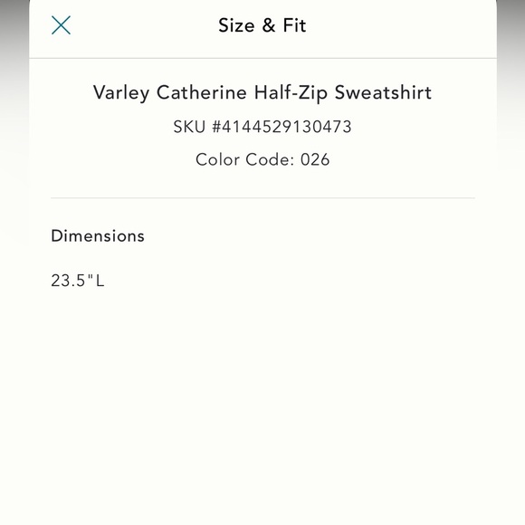 NWT new medium Anthropologie Varley Catherine half zip sweatshirt cedar brown - Picture 14 of 17